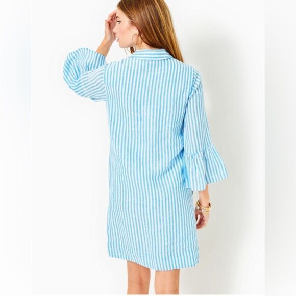 Lilly Pulitzer Jazmyn Linen Tunic Dress - Picture 3 of 5